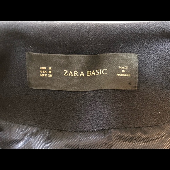 Zara basic navy coat - Picture 4 of 4